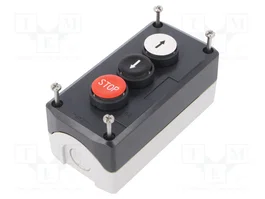 SCHNEIDER ELECTRIC Casete de control Harmony XB5 de 22mm con 3 botones