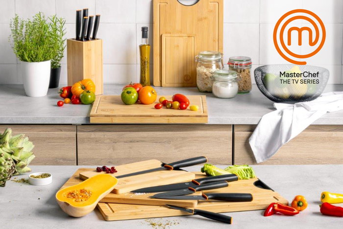 Masterchef Cuchillo Santoku 13cm (1.2mm) MCASTERCHEF 12 Unidades