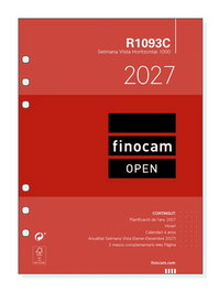 Finocam Recambio de Agenda Anual 2027 Catalán 155x215 mm