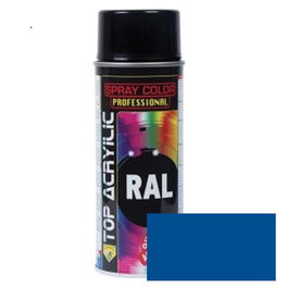 TOP ACRYLIC Spray Acrílico Mate RAL-5010 400Ml Azul Genciana