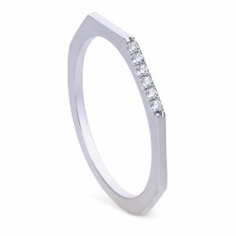 Diamonfire Anillo de Plata 925 con Circonitas Blancas Talla 16,5