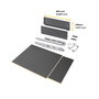 Emuca Kit de cajón para cocina o baño Vertex de altura 178mm con regulación 3D, tableros incluidos, módulo 450mm, Gris antracita