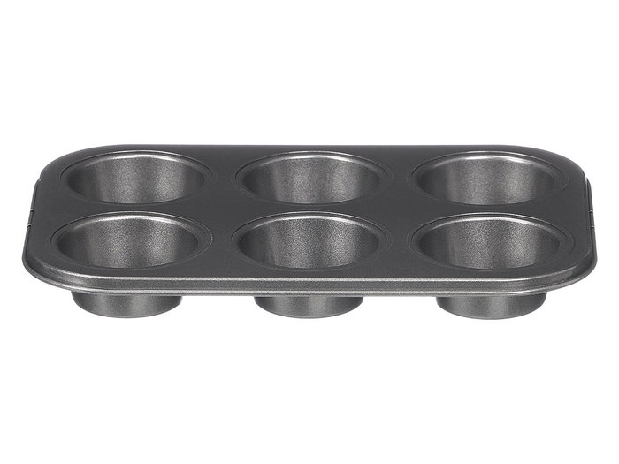 KINVARA Molde Rectangular Acero 6 Huecos Gris