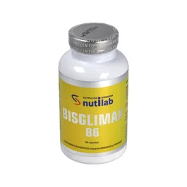 NUTRIAB Bisglimax B6 90 Cápsulas | Complemento Alimenticio de Magnesio, Vitaminas y Minerales