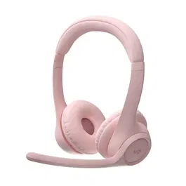 Logitech ZONE 300 981-001412 Auriculares para Videollamadas, Color Rosa