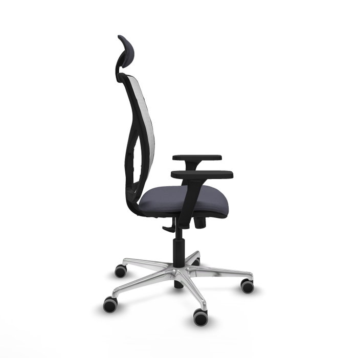 PIQUERAS Y CRESPO Silla de oficina Motilla con mecanismo Sincro, Gris oscuro y Blanco PIQUERAS Y CRESPO Silla de oficina Motilla con mecanismo Sincro, Gris oscuro y Blanco