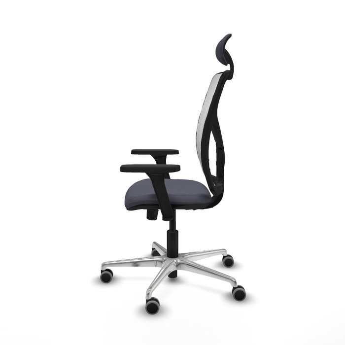 PIQUERAS Y CRESPO Silla de oficina Motilla con mecanismo Sincro, Gris oscuro y Blanco PIQUERAS Y CRESPO Silla de oficina Motilla con mecanismo Sincro, Gris oscuro y Blanco