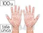 Covid Guantes Desechables de Plástico para Trabajos de Corta Duración, Bolsa 100 Unidades, Talla Única
