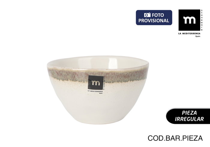 La Mediterranea Bol 625 ml Ø13.7x7.8 cm "Fustam" Md (24 Unidades) La Mediterranea Bol 625 ml Ø13.7x7.8 cm "Fustam" Md (24 Unidades)