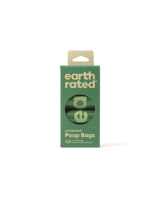 Earth Rated Rollos de Bolsas de Recambio para Mascotas Sin Perfume (21 x 15 u)