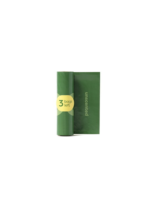Earth Rated Rollos de Bolsas de Recambio para Mascotas Sin Perfume (21 x 15 u)