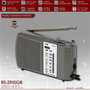 SAMI Radio 2 Bandas con Auriculares, Horizontal, Gris