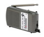 SAMI Radio 2 Bandas con Auriculares, Horizontal, Gris