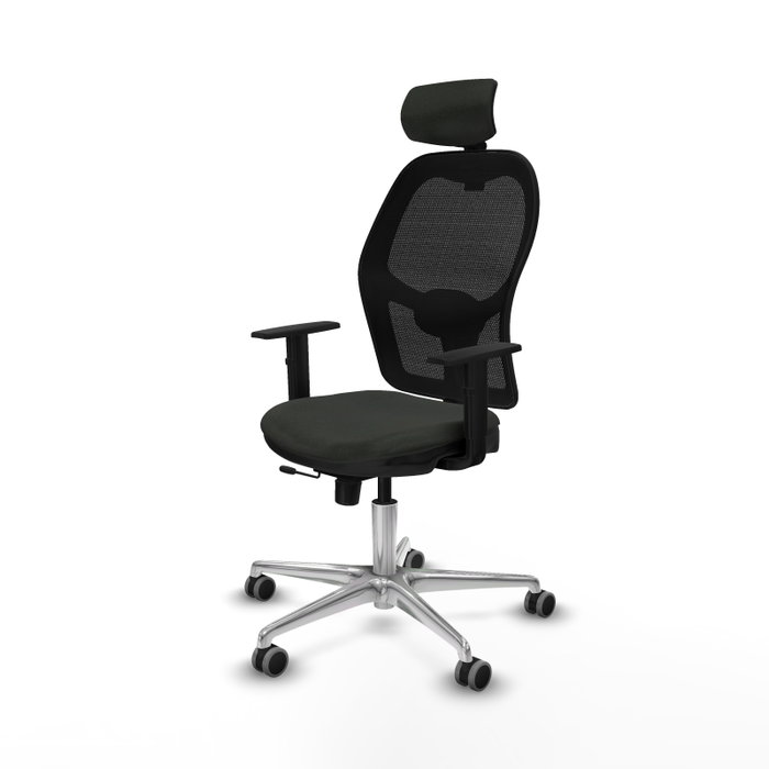 PIQUERAS Y CRESPO Silla de oficina Jorquera con mecanismo Sincro/Traslack y Cabecero 2D PIQUERAS Y CRESPO Silla de oficina Jorquera con mecanismo Sincro/Traslack y Cabecero 2D
