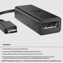 HP Adaptador USB-C a DisplayPort G2 - Puerto USB-C a DisplayPort 1.4 para Conexión Plug and Play a Monitor 8K, Compatible con Windows, MacOS, Android y iPadOS