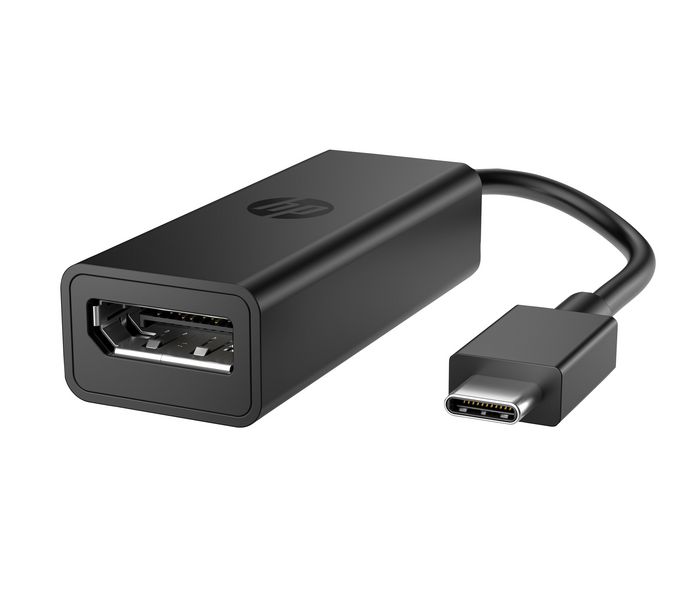 HP Adaptador USB-C a DisplayPort G2 - Puerto USB-C a DisplayPort 1.4 para Conexión Plug and Play a Monitor 8K, Compatible con Windows, MacOS, Android y iPadOS