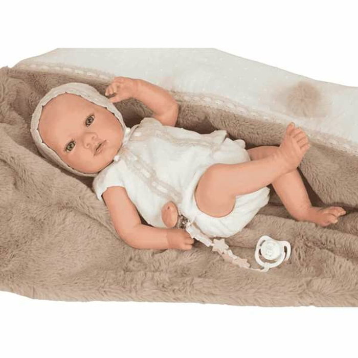 Muñecas Arias Muñeca Reborn Jade Marrón 38 cm con Manta Muñecas Arias Muñeca Reborn Jade Marrón 38 cm con Manta