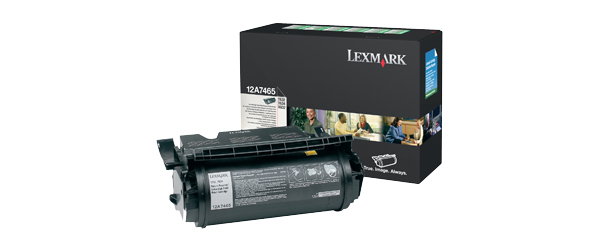 Lexmark 12A7465 Cartucho de Tóner Negro Alta Capacidad
