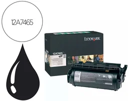 Lexmark 12a7465 Tóner Láser Negro Alta Capacidad para T632, T634, X630, X632 - 32000 Páginas Original