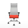 PIQUERAS Y CRESPO Sillón Albacete Mecanismo Sincro Naranja oscuro/Blanco