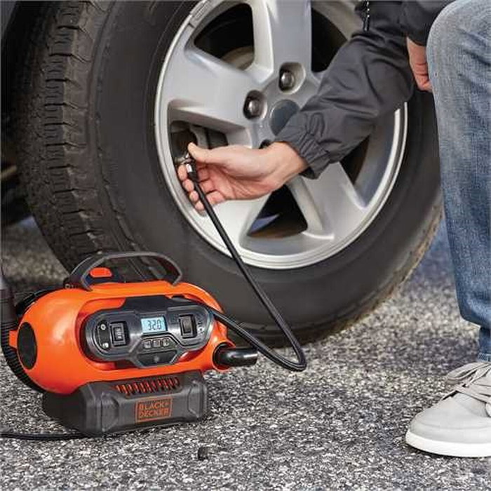 Black + Decker BDCINF18N-QS Inflador-Compresor de 160 PSI Black + Decker BDCINF18N-QS Inflador-Compresor de 160 PSI