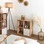 Home Deco Factory Estantería Bali con 4 Compartimentos