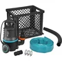 Gardena Kit de prevención de inundaciones 9000 con manguera de 10 m y depósito de 29 L