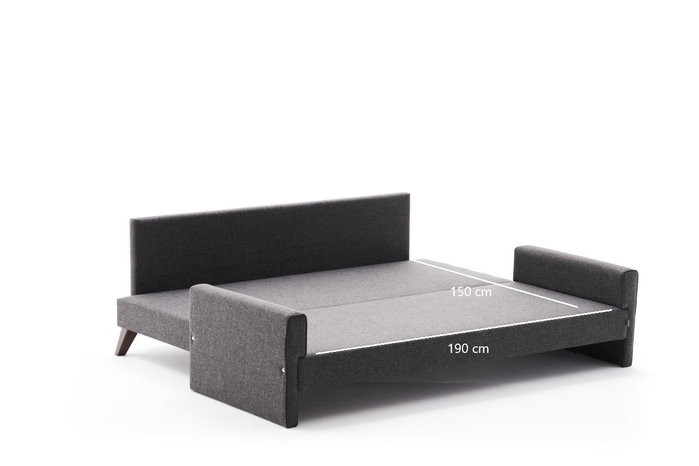 Atelier Del Sofa Sofá-Cama Bella 3 Plazas Antracita