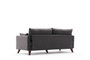 Atelier Del Sofa Sofá-Cama Bella 3 Plazas Antracita