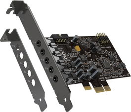 Creative Labs Sound Blaster Audigy FX V2 Tarjeta de Sonido Interna 5.1 Canales 24 bit 120 dB PCI-E 70SB187000000