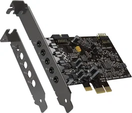 Creative Sound Blaster Audigy FX V2 Tarjeta de Sonido Interna PCI-E 5.1 Canales 24-bit/120 dB - 70SB187000000