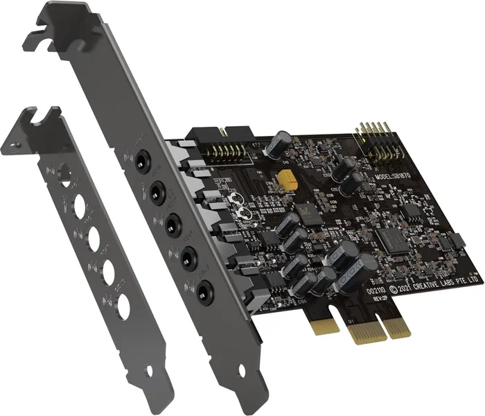 Creative Sound Blaster Audigy FX V2 Tarjeta de Sonido Interna PCI-E 5.1 Canales 24-bit/120 dB - 70SB187000000