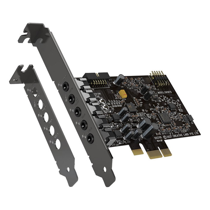 Creative Sound Blaster Audigy Fx V2 - Tarjeta de Sonido Interna PCI-E 5.1 Canales, 24 bit/120 dB, para Windows 10/11 Creative Sound Blaster Audigy Fx V2 - Tarjeta de Sonido Interna PCI-E 5.1 Canales, 24 bit/120 dB, para Windows 10/11
