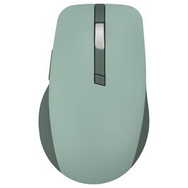 ASUS MD200 Silent Plus Ratón Óptico Inalámbrico RF y Bluetooth 4200 DPI Ambidiestro Verde con 6 Botones Programables