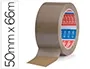 Tesa Cinta Adhesiva PVC Marrón 66 m x 50 mm, Precinto para Embala