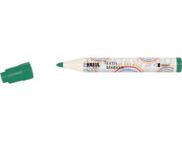 Kreul Rotulador para textil translúcido verde punta bala 2-4mm