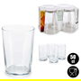 Pasabahce Set 4 Vasos Bistro Maxi 510cc Transparente Vidrio 22.6x12.5x16.5 cm (Set de 6)