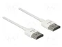 DeLOCK 85126 Cable HDMI High Speed con Ethernet, 3D, 4K, 1,5 m, Blanco