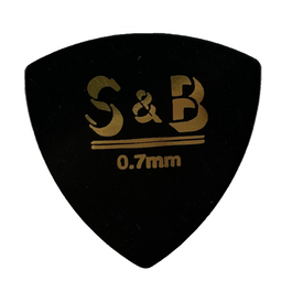 Púa S&B Triangulo Negra 0,7