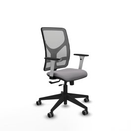 PIQUERAS Y CRESPO Silla de oficina Motilla Gris con mecanismo Sincro/Traslack