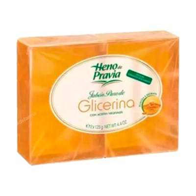 Heno De Pravia Jabón Glicerina Pura Pack 2 x 125 g Heno De Pravia Jabón Glicerina Pura Pack 2 x 125 g
