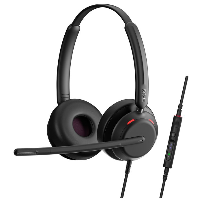 EPOS IMPACT 760T Auriculares Gaming Diadema Profesionales USB-C con Micrófono Boom, Optimizados para Microsoft Teams y UC, Negro
