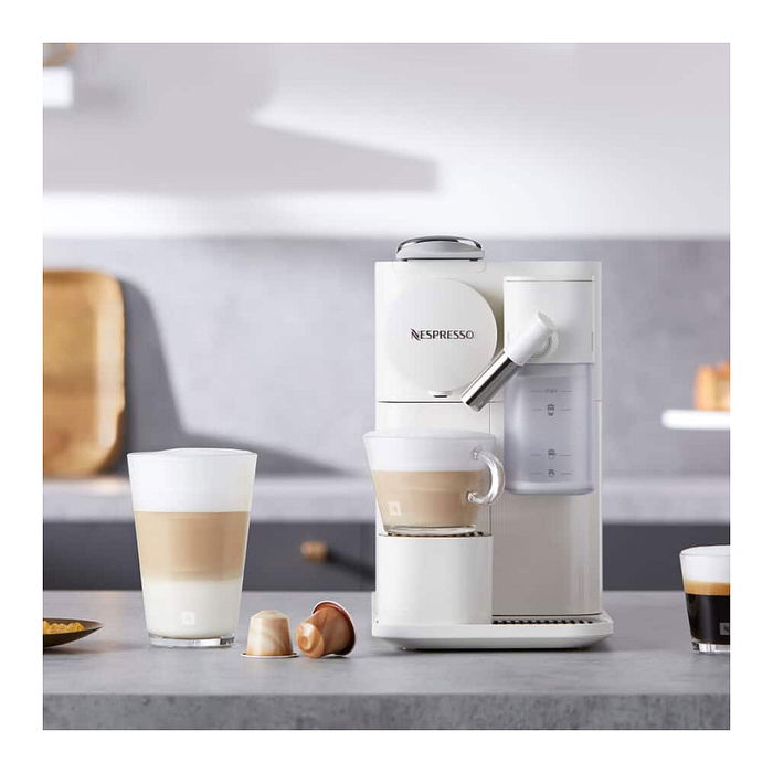 De'Longhi Cafetera de Cápsulas Lattissima One Evo EN510.W Blanca - Máquina para Café con Leche
