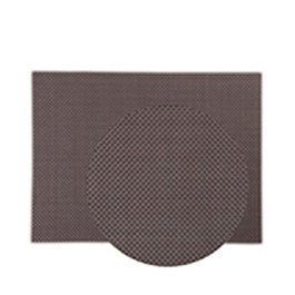 OYV Mantelito - Tablemat Individual Marrón, 48x36 cm, Plástico Trenzado