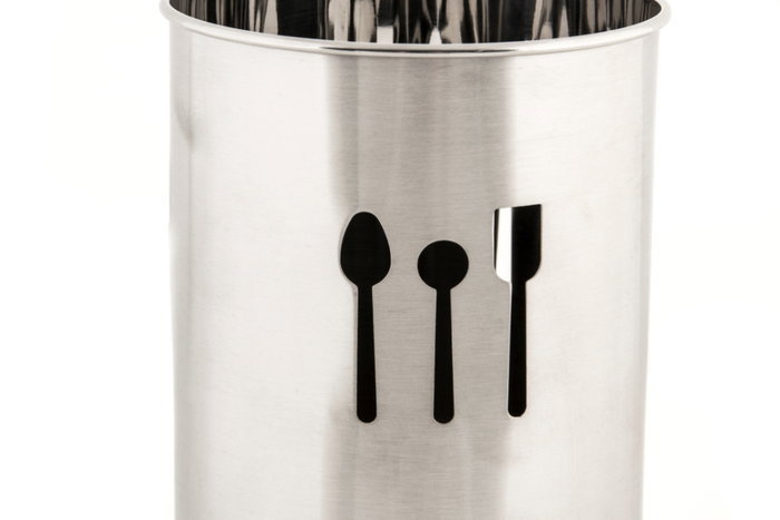 DKD Home Decor Cubertero Inox Plateado 10x10x18