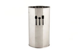 DKD Home Decor Cubertero Inox Plateado 10x10x18