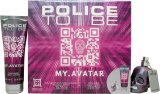 Police To Be My Avatar Gift Set con Eau de Parfum de 40 ml y Body Lotion de 100 ml