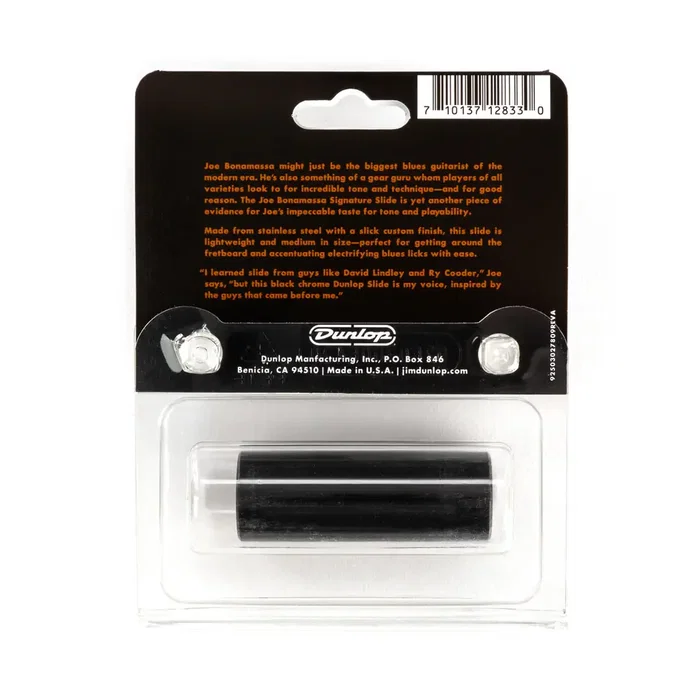 Dunlop Joe Bonamassa Signature - Slide Guitarra Eléctrica Blues Acero Inoxidable Tamaño Medio