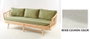 DKD Home Decor Sofá de Ratán y Poliéster Natural