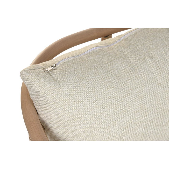 DKD Home Decor Sofá Balines Natural Beige Ratan Poliester 200 cm
